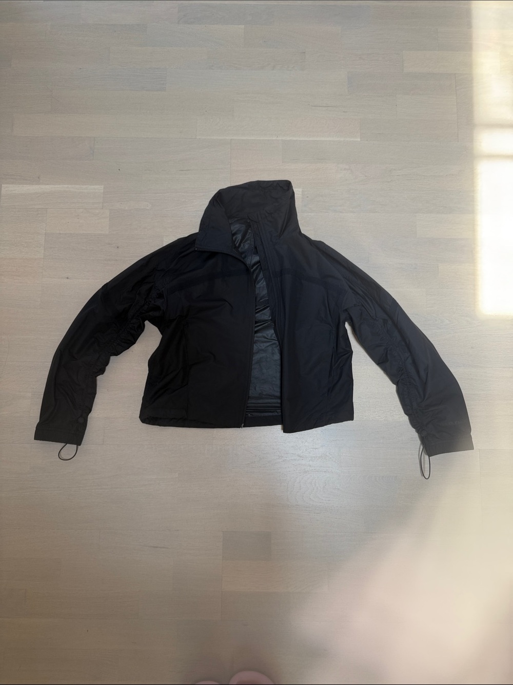 Black Women's Lightweight Zip Jacket